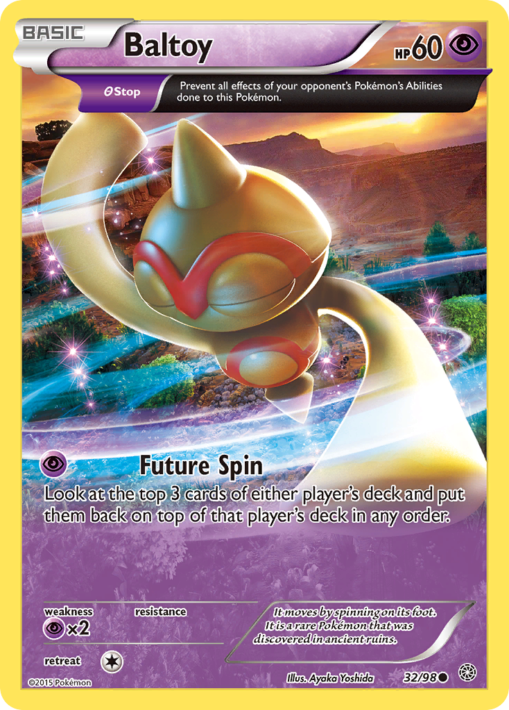 Baltoy (32/98) [XY: Ancient Origins] | Exor Games New Glasgow