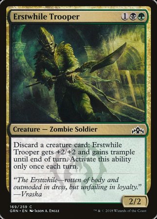 Erstwhile Trooper [Guilds of Ravnica] | Exor Games New Glasgow