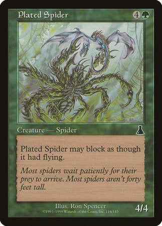 Plated Spider [Urza's Destiny] | Exor Games New Glasgow