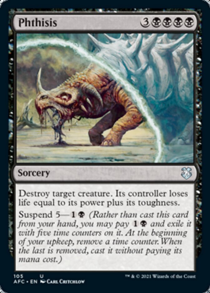 Phthisis [Dungeons & Dragons: Adventures in the Forgotten Realms Commander] | Exor Games New Glasgow