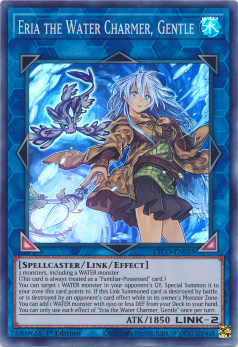 Eria the Water Charmer, Gentle [ETCO-EN055] Super Rare | Exor Games New Glasgow