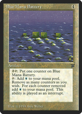 Blue Mana Battery [Legends] | Exor Games New Glasgow