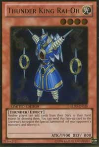 Thunder King Rai-Oh [GLD3-EN020] Gold Rare | Exor Games New Glasgow