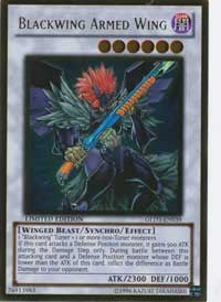 Blackwing Armed Wing [GLD3-EN039] Gold Rare | Exor Games New Glasgow