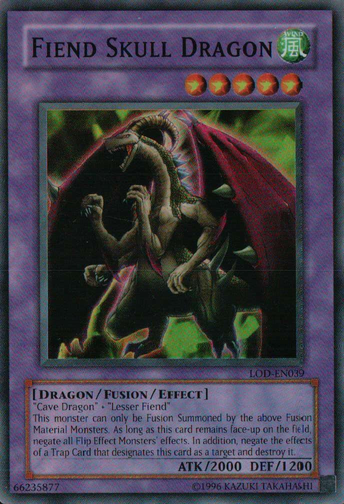 Fiend Skull Dragon [LOD-EN039] Super Rare | Exor Games New Glasgow