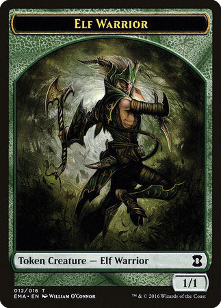 Elf Warrior Token [Eternal Masters Tokens] | Exor Games New Glasgow