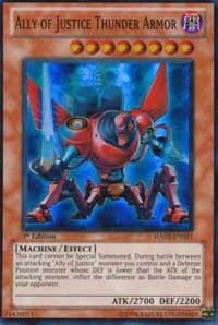 Ally of Justice Thunder Armor [HA02-EN021] Super Rare | Exor Games New Glasgow