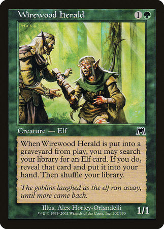 Wirewood Herald [Onslaught] | Exor Games New Glasgow