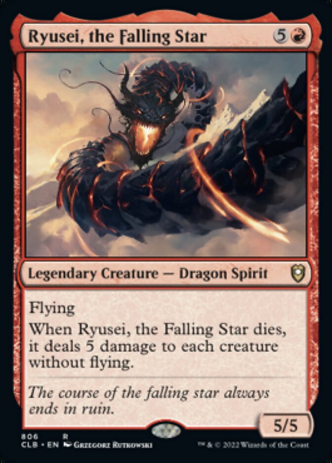 Ryusei, the Falling Star [Commander Legends: Battle for Baldur's Gate] | Exor Games New Glasgow