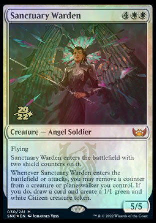 Sanctuary Warden [Streets of New Capenna Prerelease Promos] | Exor Games New Glasgow