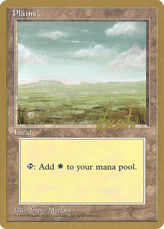 Plains (ml364) (Michael Loconto) [Pro Tour Collector Set] | Exor Games New Glasgow