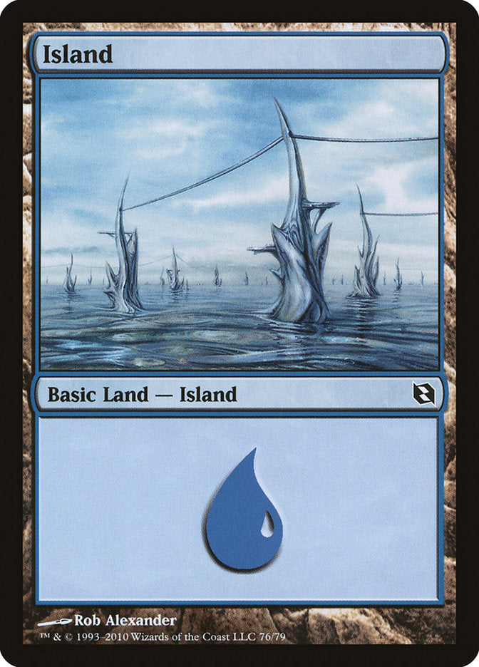 Island (76) [Duel Decks: Elspeth vs. Tezzeret] | Exor Games New Glasgow