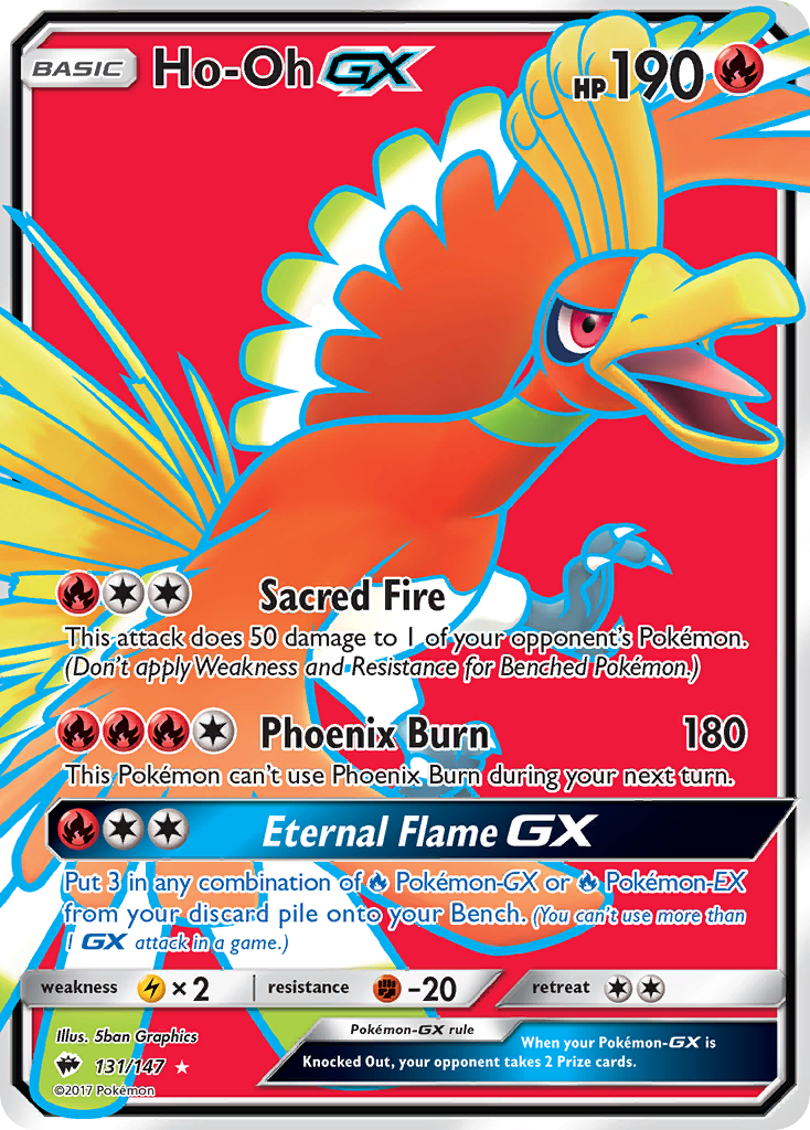 Ho-Oh GX (131/147) [Sun & Moon: Burning Shadows] | Exor Games New Glasgow