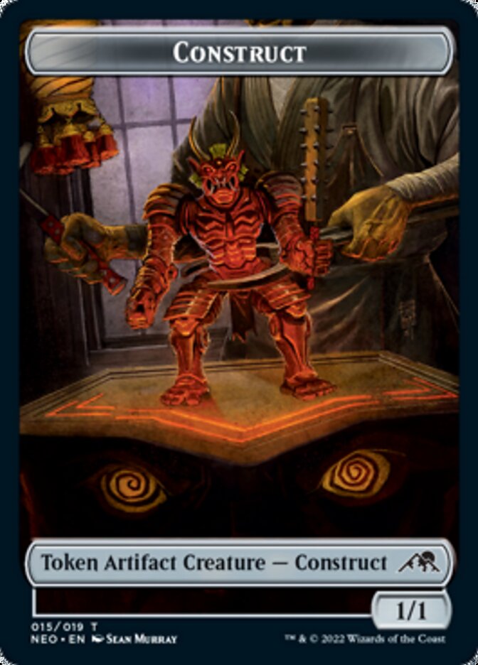 Construct (015) // Blood (017) Double-sided Token [Challenger Decks 2022 Tokens] | Exor Games New Glasgow