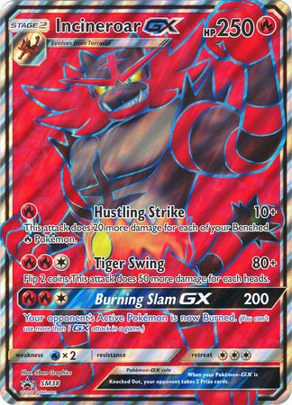 Incineroar GX (SM38) (Jumbo Card) [Sun & Moon: Black Star Promos] | Exor Games New Glasgow