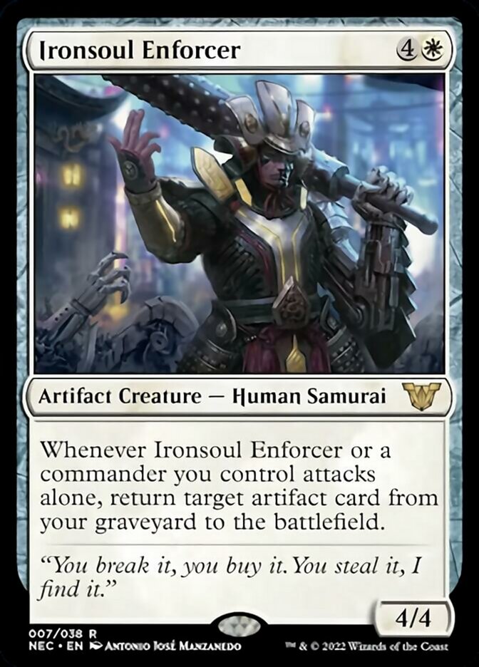 Ironsoul Enforcer [Kamigawa: Neon Dynasty Commander] | Exor Games New Glasgow