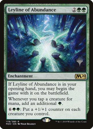 Leyline of Abundance [Core Set 2020 Promos] | Exor Games New Glasgow