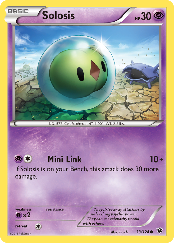 Solosis (33/124) [XY: Fates Collide] | Exor Games New Glasgow