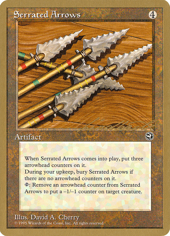 Serrated Arrows (Leon Lindback) [Pro Tour Collector Set] | Exor Games New Glasgow