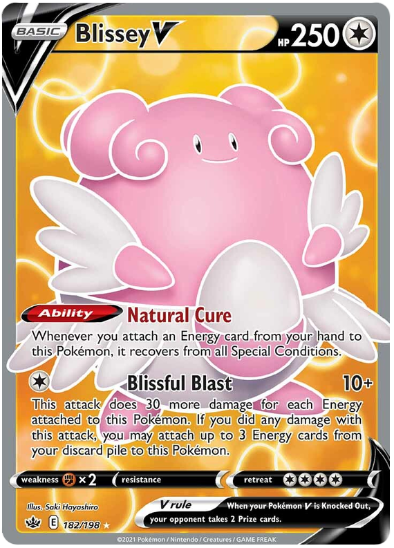 Blissey V (182/198) [Sword & Shield: Chilling Reign] | Exor Games New Glasgow