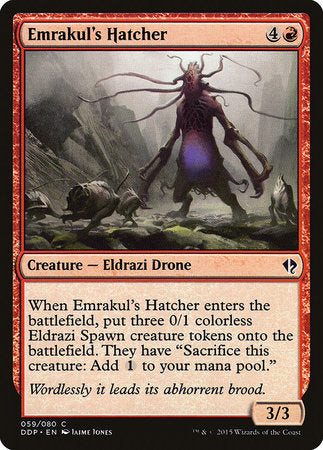 Emrakul's Hatcher [Duel Decks: Zendikar vs. Eldrazi] | Exor Games New Glasgow