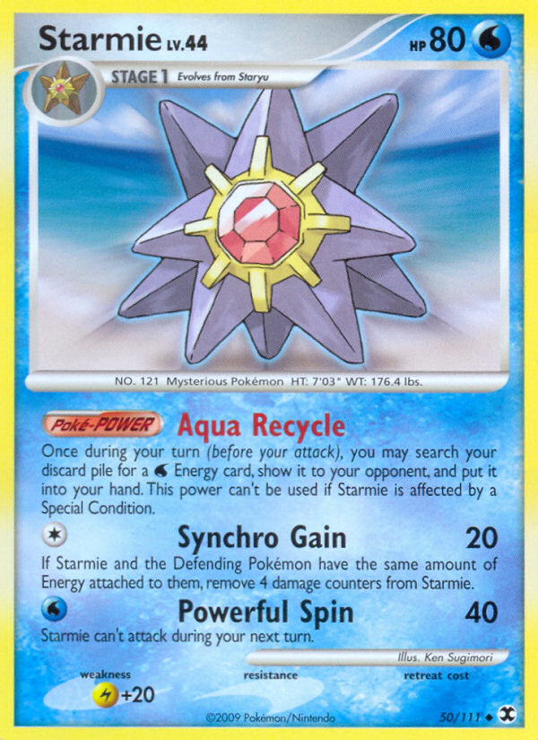 Starmie (50/111) [Platinum: Rising Rivals] | Exor Games New Glasgow