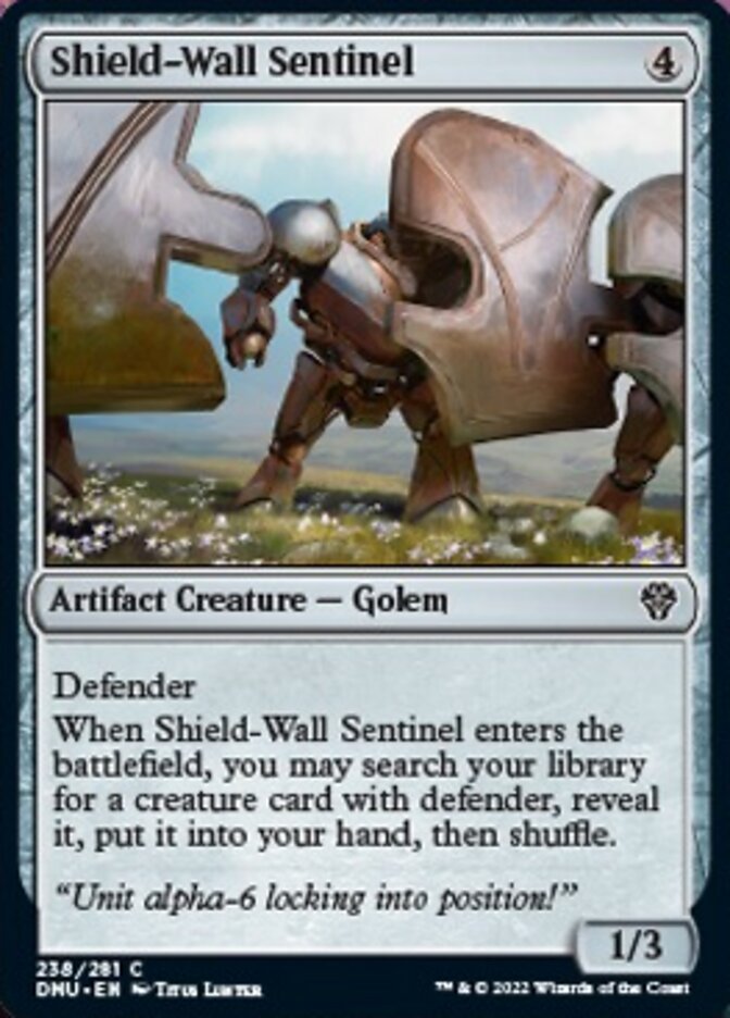 Shield-Wall Sentinel [Dominaria United] | Exor Games New Glasgow