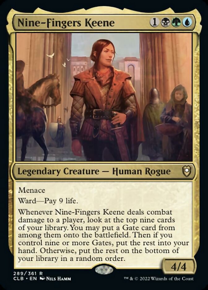 Nine-Fingers Keene [Commander Legends: Battle for Baldur's Gate] | Exor Games New Glasgow