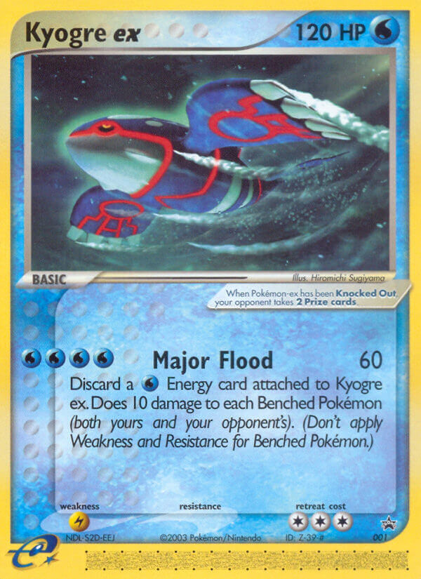 Kyogre ex (001) [Nintendo: Black Star Promos] | Exor Games New Glasgow