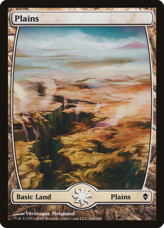 Plains (232) - Full Art [Zendikar] | Exor Games New Glasgow