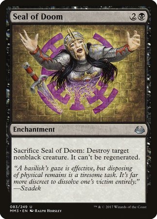 Seal of Doom [Modern Masters 2017] | Exor Games New Glasgow