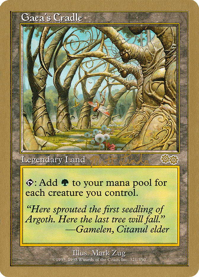 Gaea's Cradle (Matt Linde) [World Championship Decks 1999] | Exor Games New Glasgow