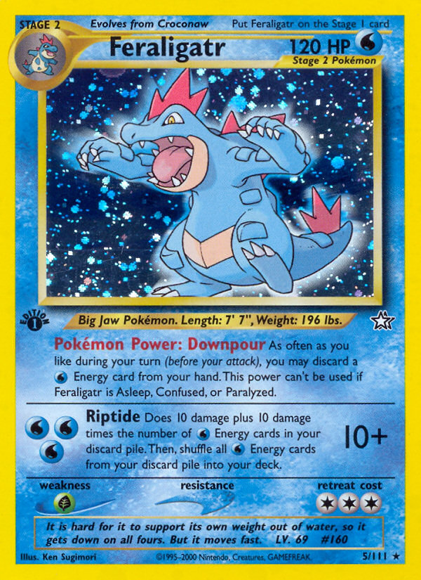 Feraligatr (5/111) [Neo Genesis 1st Edition] | Exor Games New Glasgow