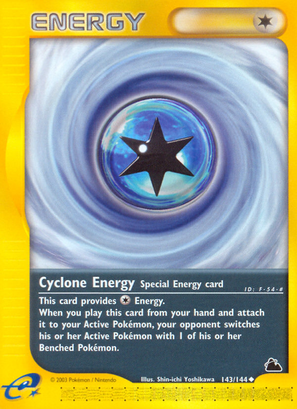 Cyclone Energy (143/144) [Skyridge] | Exor Games New Glasgow