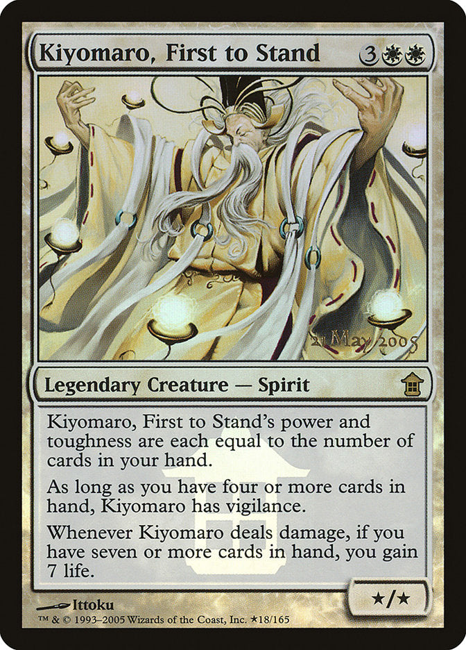 Kiyomaro, First to Stand [Saviors of Kamigawa Promos] | Exor Games New Glasgow