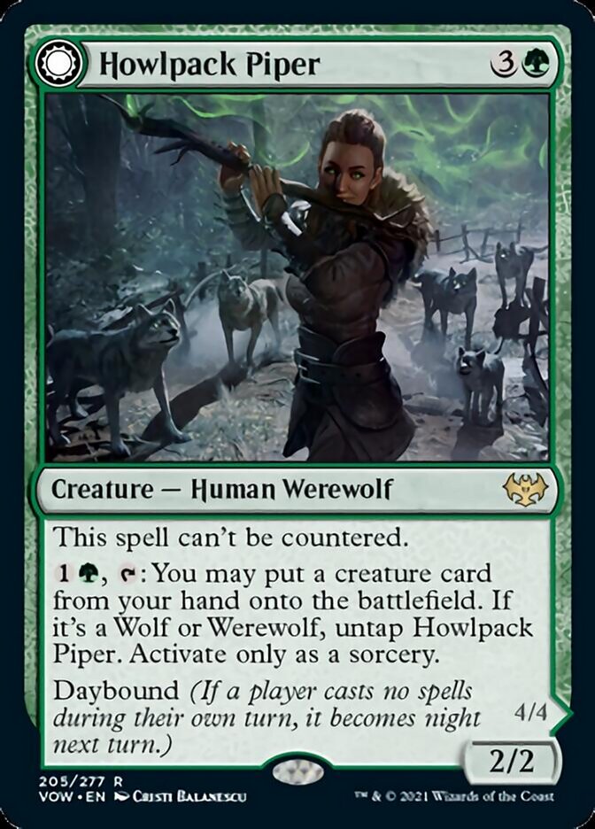 Howlpack Piper // Wildsong Howler [Innistrad: Crimson Vow] | Exor Games New Glasgow