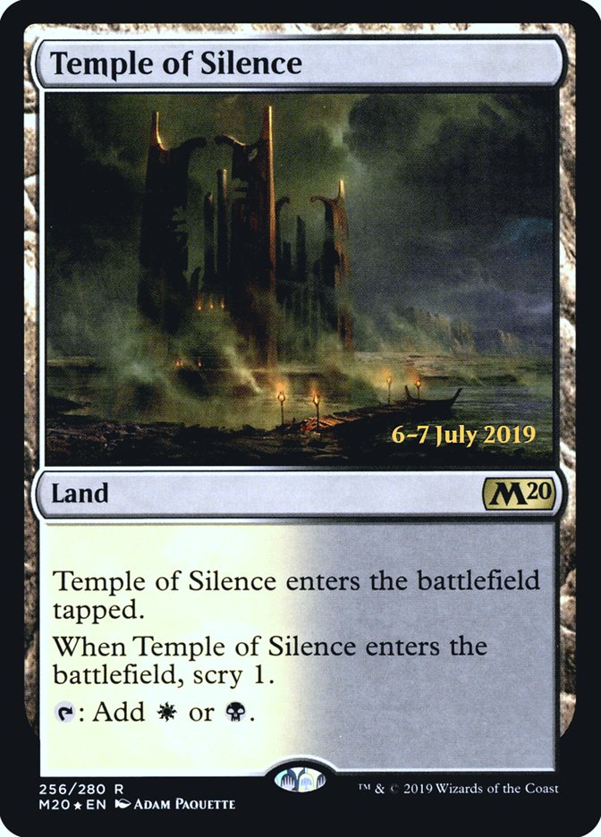 Temple of Silence  [Core Set 2020 Prerelease Promos] | Exor Games New Glasgow