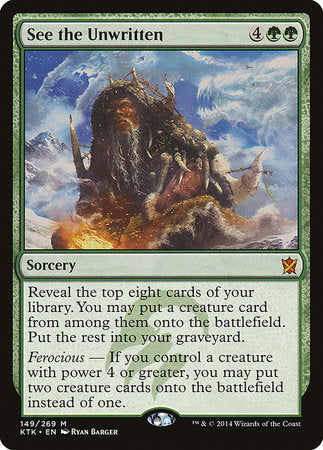 See the Unwritten [Khans of Tarkir] | Exor Games New Glasgow
