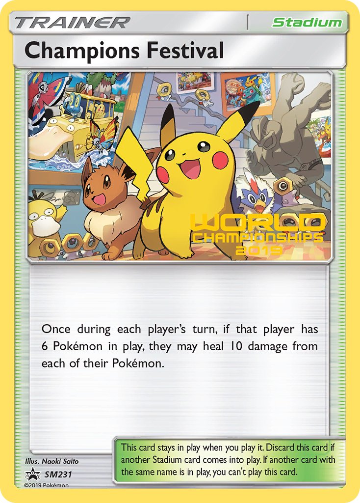 Champions Festival (SM231) (Quarter Finalist 2019) [Sun & Moon: Black Star Promos] | Exor Games New Glasgow