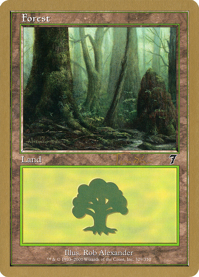 Forest (jt329) (Jan Tomcani) [World Championship Decks 2001] | Exor Games New Glasgow