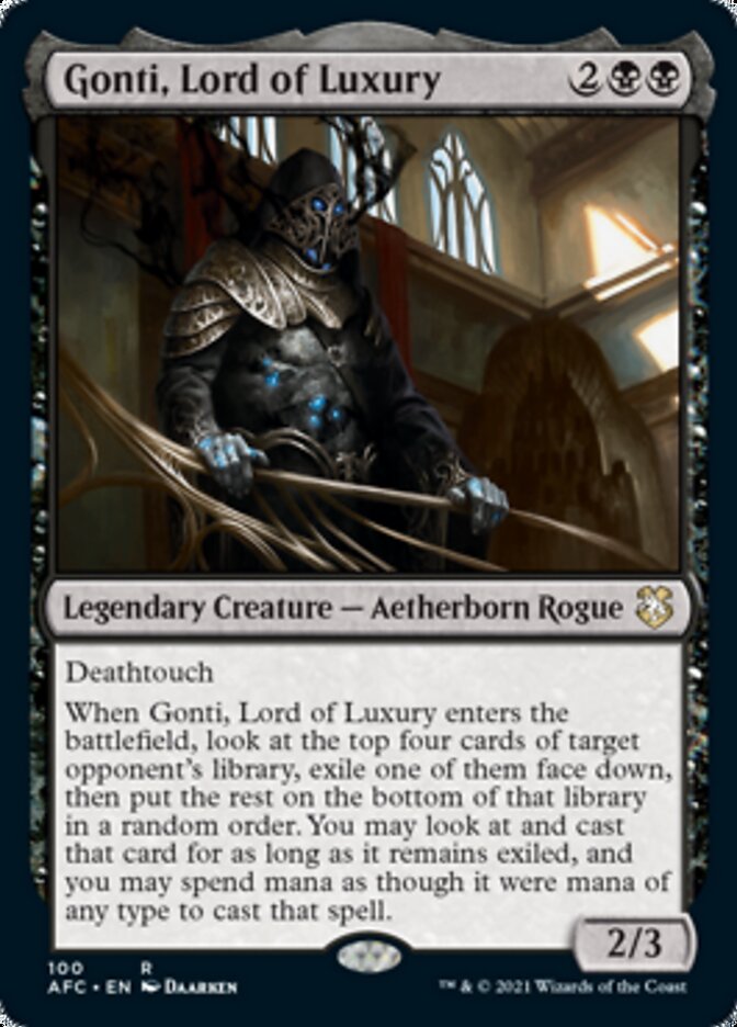 Gonti, Lord of Luxury [Dungeons & Dragons: Adventures in the Forgotten Realms Commander] | Exor Games New Glasgow