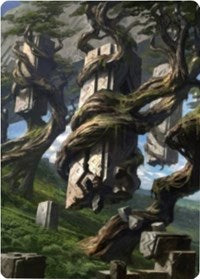 Forest 2 Art Card [Zendikar Rising Art Series] | Exor Games New Glasgow