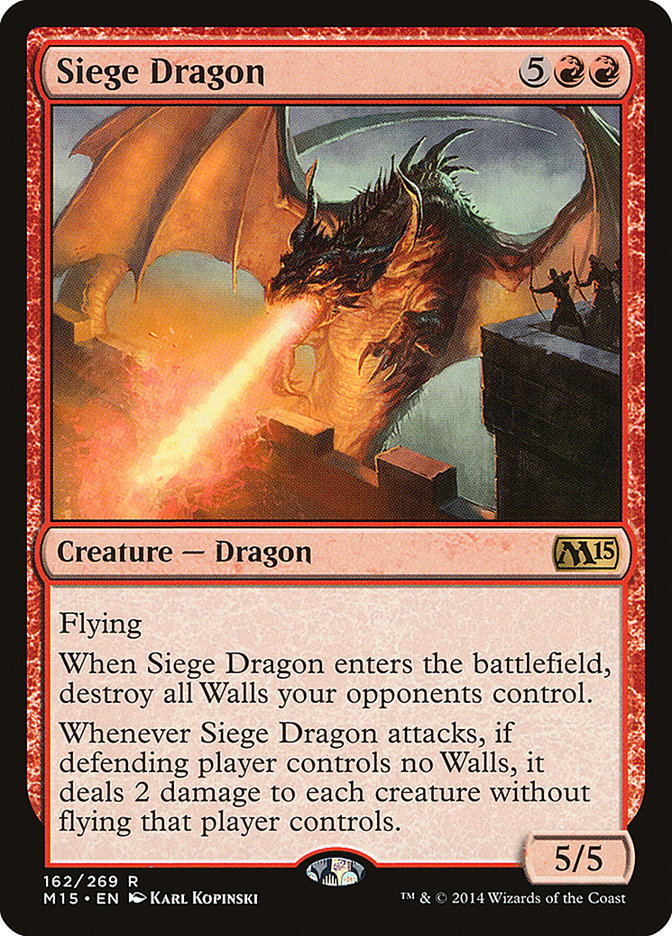 Siege Dragon [Magic 2015] | Exor Games New Glasgow