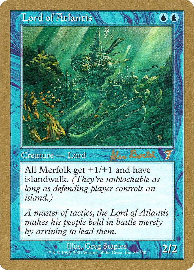 Lord of Atlantis (Alex Borteh) [World Championship Decks 2001] | Exor Games New Glasgow