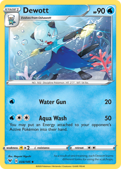 Dewott (034/185) [Sword & Shield: Vivid Voltage] | Exor Games New Glasgow