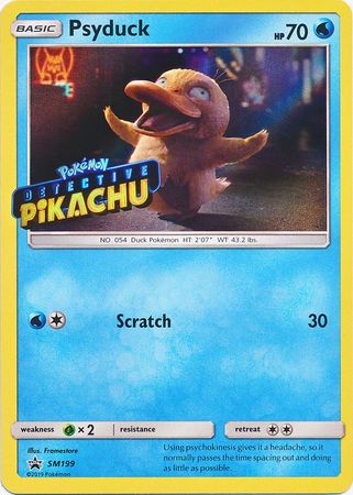 Psyduck Detective (SM199) (Pikachu Stamped) [Sun & Moon: Black Star Promos] | Exor Games New Glasgow