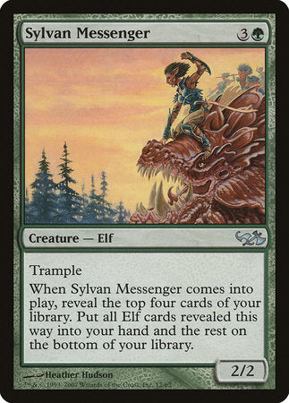 Sylvan Messenger [Duel Decks: Elves vs. Goblins] | Exor Games New Glasgow