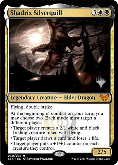 Shadrix Silverquill (Promo Pack) [Strixhaven: School of Mages Promos] | Exor Games New Glasgow