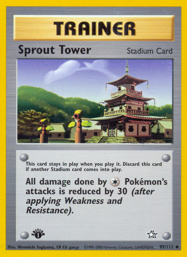 Sprout Tower (97/111) [Neo Genesis 1st Edition] | Exor Games New Glasgow