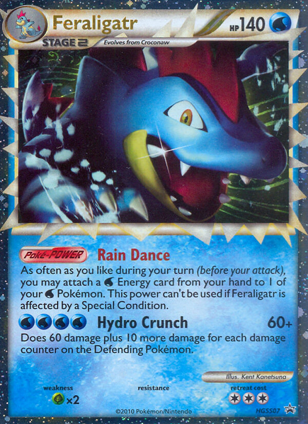 Feraligatr (HGSS07) [HeartGold & SoulSilver: Black Star Promos] | Exor Games New Glasgow